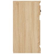 Сайдборд, дъб сонома, 70x35,5x67,5 см, инженерно дърво