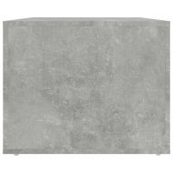 Маса за кафе, бетонно сива, 80x50x40 см, инженерно дърво