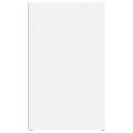 Нощно шкафче, бяло, 50x36x60 см, инженерно дърво