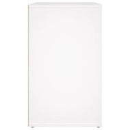 Нощно шкафче, бяло, 50x36x60 см, инженерно дърво