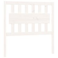 Горна табла за легло, бяла, 95,5x4x100 см, бор масив