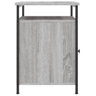 Нощни шкафчета, 2 бр, сив сонома, 40x42x60 см, инженерно дърво