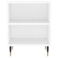 Нощни шкафчета 2 бр бели 40x30x50 см инженерно дърво