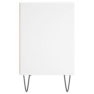 Нощни шкафчета 2 бр бели 40x30x50 см инженерно дърво