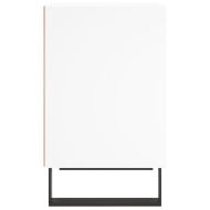 Нощно шкафче бяло 40x30x50 см инженерно дърво