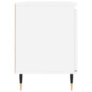 ТB шкаф, бял, 104x35x50 см, инженерно дърво