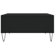 Кафе маса, черна, 60x60x30 см, инженерно дърво