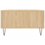 Кафе маса, дъб сонома, 104x60x35 см, инженерно дърво