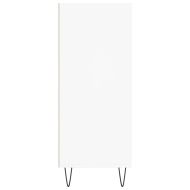 Висок шкаф, бял, 57x35x90 см, инженерно дърво