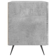 Нощни шкафчета 2 бр бетонно сиво 40x35x47,5 см инженерно дърво