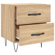 Нощни шкафчета 2 бр дъб сонома 40x35x47,5 см инженерно дърво