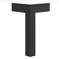 Нощни шкафчета, 2 бр, бял гланц, 40x35x47,5 см, инженерно дърво