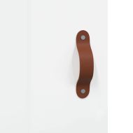 Нощно шкафче, бял гланц, 40x40x50 см, инженерно дърво