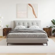 Нощни шкафчета 2 бр опушен дъб 40x40x50 см инженерно дърво