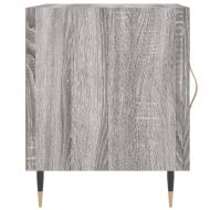 Нощно шкафче, сив сонома, 40x40x50 см, инженерно дърво