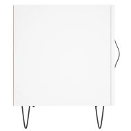 Нощни шкафчета 2 бр бели 40x40x50 см инженерно дърво