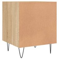 Нощни шкафчета 2 бр дъб сонома 40x40x50 см инженерно дърво