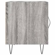 Нощно шкафче, сив сонома, 40x40x50 см, инженерно дърво