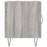 Нощни шкафчета, 2 бр, сив сонома, 40x40x50 см, инженерно дърво