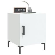 Нощни шкафчета 2 бр бели 40x40x50 см инженерно дърво