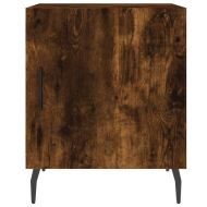 Нощни шкафчета 2 бр опушен дъб 40x40x50 см инженерно дърво