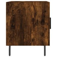 Нощни шкафчета 2 бр опушен дъб 40x40x50 см инженерно дърво