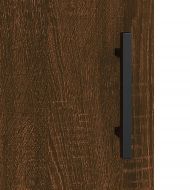 Нощни шкафчета, 2 бр, кафяв дъб, 40x40x50 см, инженерно дърво