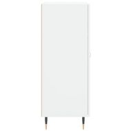 Сайдборд, бял, 69,5x34x90 см, инженерно дърво