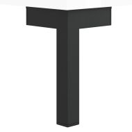 Библиотека, бял гланц, 69,5x32,5x90 см, инженерно дърво