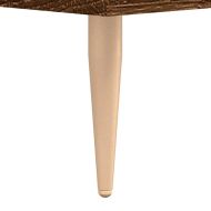 Сайдборд, Кафяв дъб, 34,5x32,5x90 см, инженерно дърво