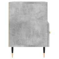 ТВ шкаф, бетонно сив, 80x36x50 см, инженерно дърво