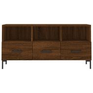 ТB шкаф, кафяв дъб, 102x36x50 см, инженерно дърво