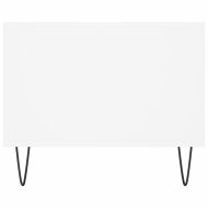 Кафе маса, бяла, 90x50x40 см, инженерно дърво