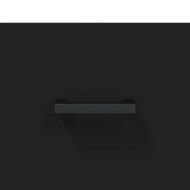 Маса за кафе, черна, 90x50x40 см, инженерно дърво