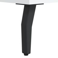 Кафе маса, бяла, 90x50x40 см, инженерно дърво