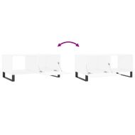 Кафе маса, бяла, 90x50x40 см, инженерно дърво