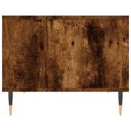 Кафе маса, кафяв дъб, 60x50x40 см, инженерно дърво