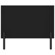 Маса за кафе, черна, 102x50x40 см, инженерно дърво