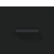 Кафе маса, черна, 50x50x40 см, инженерно дърво