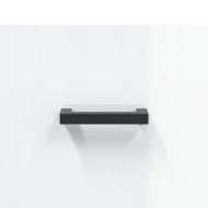 Кафе маса, бял гланц, 50x50x40 см, инженерно дърво