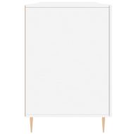 Бюро, бяло, 140x50x75 см, инженерно дърво
