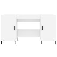 Бюро, бяло, 140x50x75 см, инженерно дърво