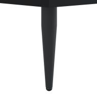 Шкаф за обувки, черен, 60x35x105 см, инженерно дърво