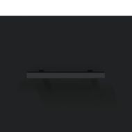 Шкаф за обувки, черен, 30x35x105 см, инженерно дърво