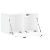 Стенен шкаф, бял, 60x36,5x35 см, инженерно дърво