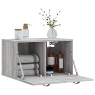 Стенен шкаф, сив сонома, 60x36,5x35 см, инженерно дърво