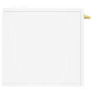 Стенен шкаф, бял, 60x36,5x35 см, инженерно дърво