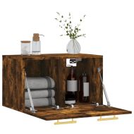 Стенен шкаф, опушен дъб, 60x36,5x35 см, инженерно дърво