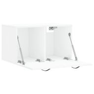 Стенен шкаф, бял, 60x36,5x35 см, инженерно дърво