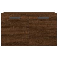Стенен шкаф, кафяв дъб, 60x36,5x35 см, инженерно дърво